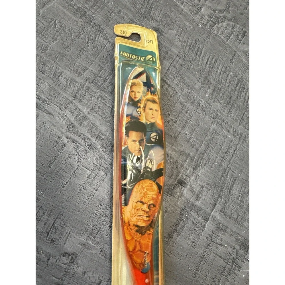 2005 Marvel Fantastic Four Toothbrush Sealed Zooth Chris Evans Vintage Superhero